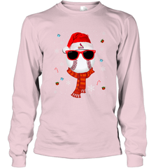 St. Louis Cardinals Logo Christmas Baseball Player Glasses Santa Hat Pajama Gift Long Sleeve T-Shirt Long Sleeve T-Shirt - jonhlittlestore88