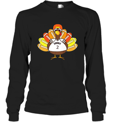 Cool Thanksgiving Football Shirt _ Gobble Player Turkey Gift Long Sleeve T-Shirt Long Sleeve T-Shirt - jonhlittlestore88