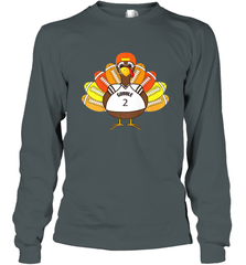 Cool Thanksgiving Football Shirt _ Gobble Player Turkey Gift Long Sleeve T-Shirt Long Sleeve T-Shirt - jonhlittlestore88