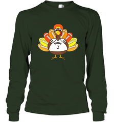 Cool Thanksgiving Football Shirt _ Gobble Player Turkey Gift Long Sleeve T-Shirt Long Sleeve T-Shirt - jonhlittlestore88