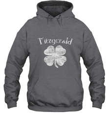 Vintage Fitzgerald Irish Shamrock St Patty's Day Hooded Sweatshirt Hooded Sweatshirt - jonhlittlestore88