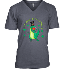 T Rex Dinosaur St. Patrick's Day Irish Funny Men's V-Neck Men's V-Neck - jonhlittlestore88