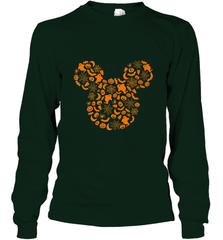 Disney Mickey Mouse Halloween Silhouette Long Sleeve T-Shirt Long Sleeve T-Shirt - jonhlittlestore88