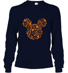 Disney Mickey Mouse Halloween Silhouette Long Sleeve T-Shirt Long Sleeve T-Shirt - jonhlittlestore88