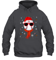St. Louis Cardinals Logo Christmas Baseball Player Glasses Santa Hat Pajama Gift Hooded Sweatshirt Hooded Sweatshirt - jonhlittlestore88