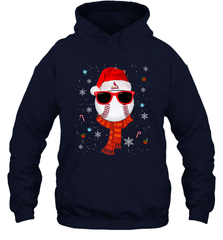 St. Louis Cardinals Logo Christmas Baseball Player Glasses Santa Hat Pajama Gift Hooded Sweatshirt Hooded Sweatshirt - jonhlittlestore88