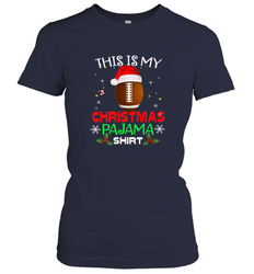 NFL This Is My Christmas Pajama Shirt  Gift For Football Lover Women's T-Shirt