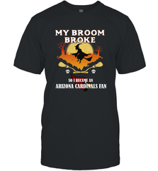 Broom Broke So I Became an Arizona Cardinals Fan  NFL Halloween Costume Men's T-Shirt Men's T-Shirt - jonhlittlestore88