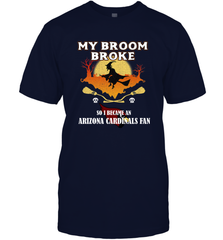 Broom Broke So I Became an Arizona Cardinals Fan  NFL Halloween Costume Men's T-Shirt Men's T-Shirt - jonhlittlestore88