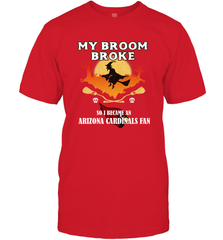 Broom Broke So I Became an Arizona Cardinals Fan  NFL Halloween Costume Men's T-Shirt Men's T-Shirt - jonhlittlestore88