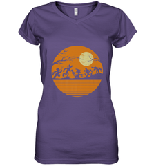Disney Mickey Mouse and Friends Halloween Women's V-Neck T-Shirt Women's V-Neck T-Shirt - jonhlittlestore88