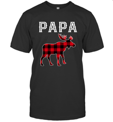 Papa Moose Red Plaid Christmas Pajama Men's T-Shirt Apparel - jonhlittlestore88