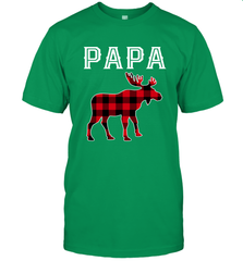 Papa Moose Red Plaid Christmas Pajama Men's T-Shirt Apparel - jonhlittlestore88