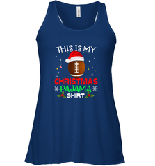 NFL This Is My Christmas Pajama Shirt  Gift For Football Lover Women's Racerback Tank Women's Racerback Tank - jonhlittlestore88