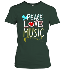 Peace Love Music Hippie Hipster Festival Women's T-Shirt Women's T-Shirt - jonhlittlestore88
