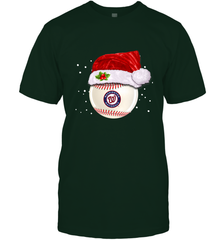 Washington Nationals Logo Baseball Ball Christmas Santa Hat Xmas Sport Funny Snow Men's T-Shirt Men's T-Shirt - jonhlittlestore88
