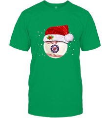 Washington Nationals Logo Baseball Ball Christmas Santa Hat Xmas Sport Funny Snow Men's T-Shirt Men's T-Shirt - jonhlittlestore88