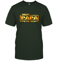 The best Papa in the galaxy Men's T-Shirt Apparel - jonhlittlestore88