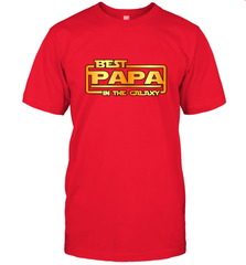 The best Papa in the galaxy Men's T-Shirt Apparel - jonhlittlestore88