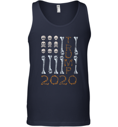 US Flag Skull Halloween Costume Bones Election Trump 2020 Men's Tank Top