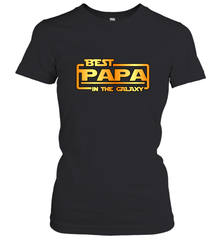 The best Papa in the galaxy Women's T-Shirt Apparel - jonhlittlestore88