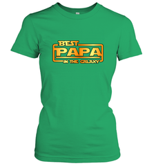 The best Papa in the galaxy Women's T-Shirt Apparel - jonhlittlestore88