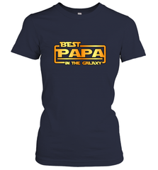 The best Papa in the galaxy Women's T-Shirt Apparel - jonhlittlestore88