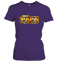 The best Papa in the galaxy Women's T-Shirt Apparel - jonhlittlestore88