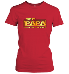 The best Papa in the galaxy Women's T-Shirt Apparel - jonhlittlestore88
