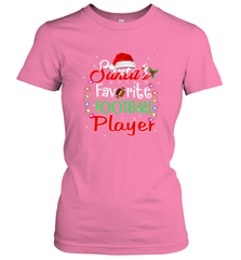 NFL Santa's Favorite Football Player Xmas Light Hat Christmas Women's T-Shirt Women's T-Shirt - jonhlittlestore88