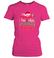 NFL Santa's Favorite Football Player Xmas Light Hat Christmas Women's T-Shirt Women's T-Shirt - jonhlittlestore88