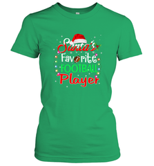 NFL Santa's Favorite Football Player Xmas Light Hat Christmas Women's T-Shirt Women's T-Shirt - jonhlittlestore88