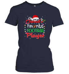 NFL Santa's Favorite Football Player Xmas Light Hat Christmas Women's T-Shirt Women's T-Shirt - jonhlittlestore88