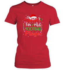 NFL Santa's Favorite Football Player Xmas Light Hat Christmas Women's T-Shirt Women's T-Shirt - jonhlittlestore88
