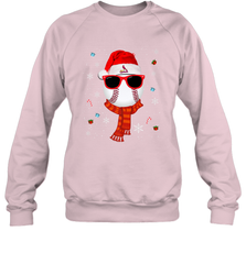 St. Louis Cardinals Logo Christmas Baseball Player Glasses Santa Hat Pajama Gift Crewneck Sweatshirt Crewneck Sweatshirt - jonhlittlestore88