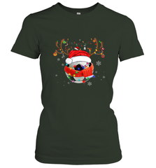 Santa Hat Soccer Reindeer Christmas Funny Players Football Women's T-Shirt Women's T-Shirt - jonhlittlestore88