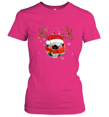 Santa Hat Soccer Reindeer Christmas Funny Players Football Women's T-Shirt Women's T-Shirt - jonhlittlestore88