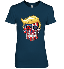 Trump sugar skull Women's Premium T-Shirt Women's Premium T-Shirt - jonhlittlestore88