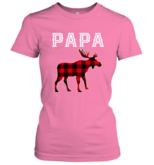 Papa Moose Red Plaid Christmas Pajama Women's T-Shirt Apparel - jonhlittlestore88