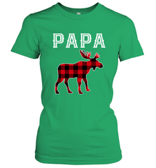 Papa Moose Red Plaid Christmas Pajama Women's T-Shirt Apparel - jonhlittlestore88