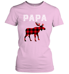 Papa Moose Red Plaid Christmas Pajama Women's T-Shirt Apparel - jonhlittlestore88