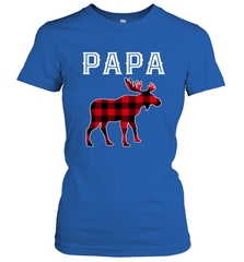 Papa Moose Red Plaid Christmas Pajama Women's T-Shirt Apparel - jonhlittlestore88