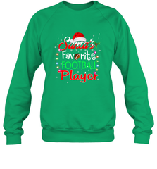 NFL Santa's Favorite Football Player Xmas Light Hat Christmas Crewneck Sweatshirt Crewneck Sweatshirt - jonhlittlestore88