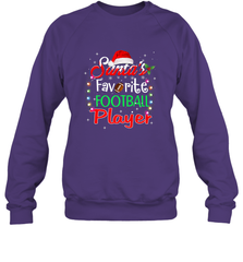 NFL Santa's Favorite Football Player Xmas Light Hat Christmas Crewneck Sweatshirt Crewneck Sweatshirt - jonhlittlestore88