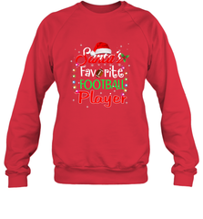 NFL Santa's Favorite Football Player Xmas Light Hat Christmas Crewneck Sweatshirt Crewneck Sweatshirt - jonhlittlestore88