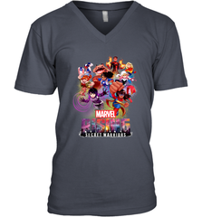 Marvel Rising Secret Warriors Hero Action Pose Collage Men's V-Neck Men's V-Neck - jonhlittlestore88