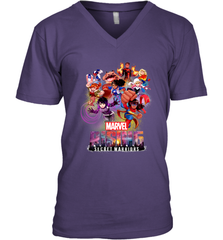 Marvel Rising Secret Warriors Hero Action Pose Collage Men's V-Neck Men's V-Neck - jonhlittlestore88
