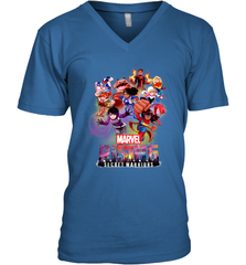 Marvel Rising Secret Warriors Hero Action Pose Collage Men's V-Neck Men's V-Neck - jonhlittlestore88