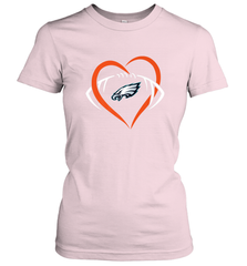 NFL Philadelphia Eagles Heart Love Football Women's T-Shirt Women's T-Shirt - jonhlittlestore88