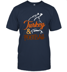 Turkey And Football Thanksgiving Day Football Fan Holiday Men's T-Shirt Men's T-Shirt - jonhlittlestore88